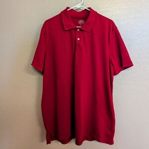 St. John's Bay Red Polo Men's Large